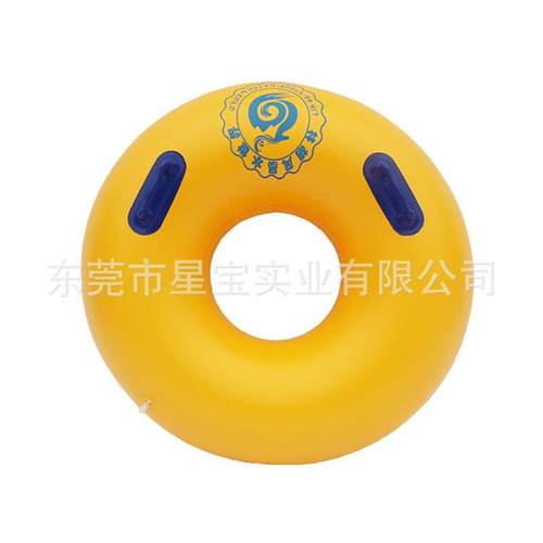 厂家现货PVC充气单人滑水圈水上乐园滑水道皮筏充气滑水圈