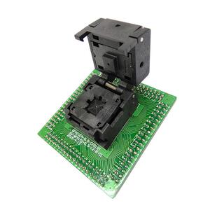 厂家QFN40芯片烧录座0.5间距6x6mm单板无线收发IC测试座