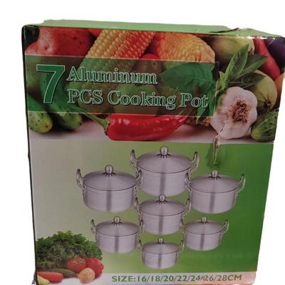 pot砂光锅7件套中东非洲爆款汤锅具套装16/18/20/22/24/26/28SET