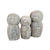 石雕小沙弥日式 庭院良缘地藏小和尚花园小品禅意景观雕塑摆件