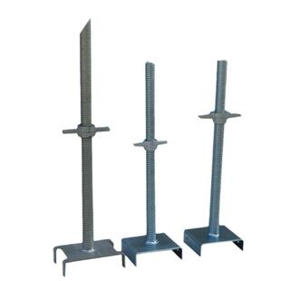 盘扣式钢管脚手架配件可调节顶托丝杆欧标底托建筑U丝厂家直销