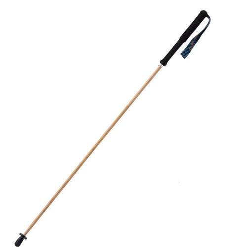 厂家直供超轻高模量竹皮面碳纤维四节折叠登山越野徒步手杖轻量