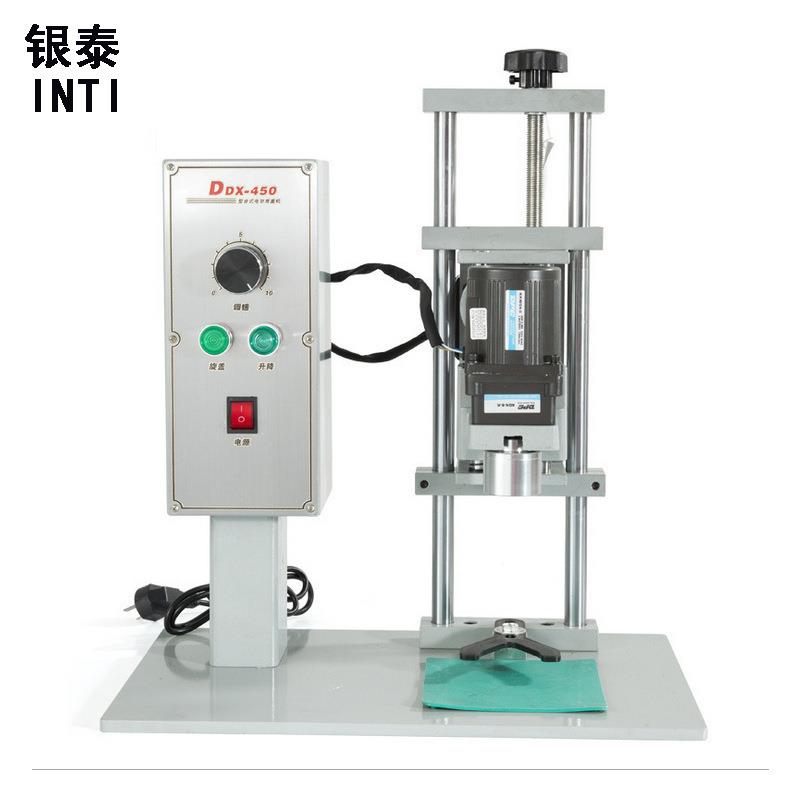 银泰DDX-450型电动旋盖机瓶口瓶子锁口机压盖机全自动