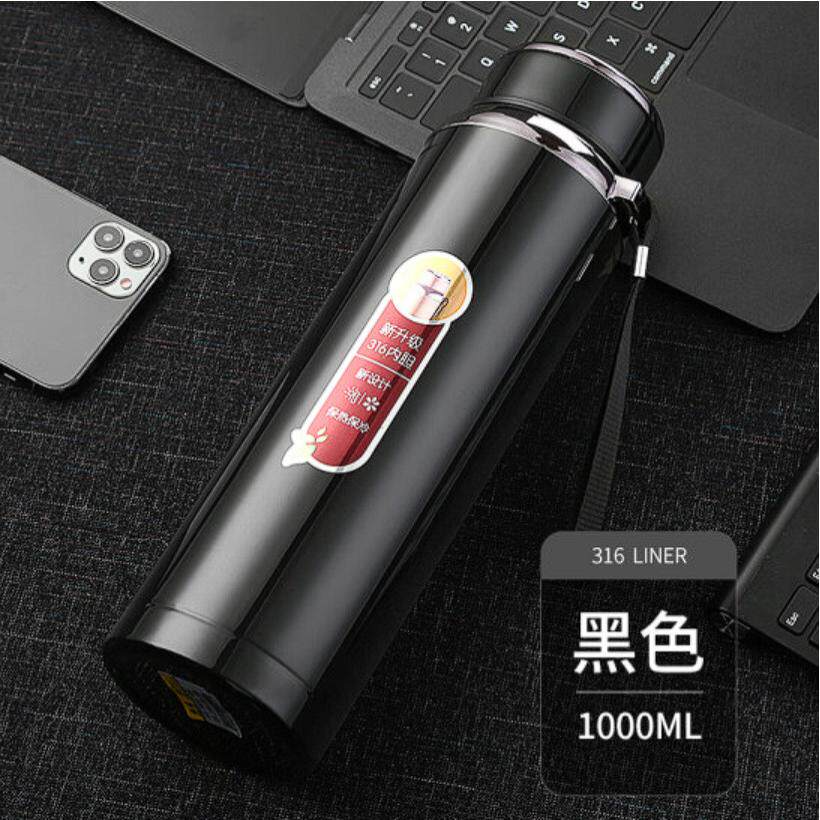 高中生中学生保温杯男孩上学专用便携水杯大容量600-800-1500ml