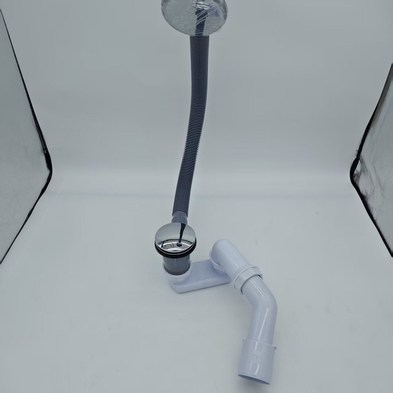 全铜伸缩式浴缸浴盆下水器 下水管通用型塞子式 老式浴缸下水配