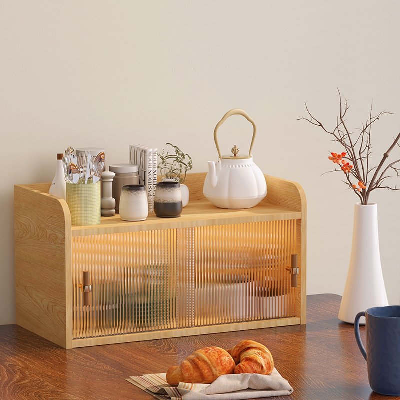 桌面杯子收纳置物架水杯杯架办公E柜茶具置物柜摆件收纳盒马克杯