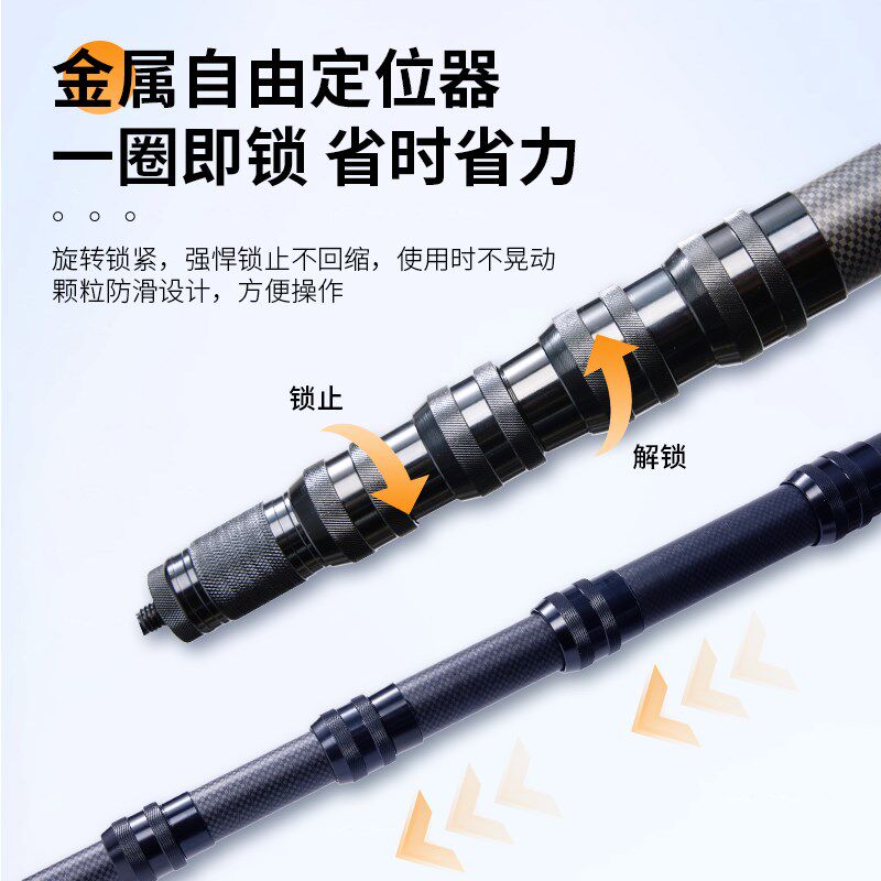 碳素超硬天幕支撑杆m超轻2.4M帐篷门厅杆户外遮阳网帐篷支杆伸缩