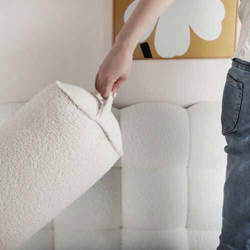 泰迪绒长抱e枕圆柱形女生侧睡夹腿男生款卧室孕妇睡觉抱怀床上枕