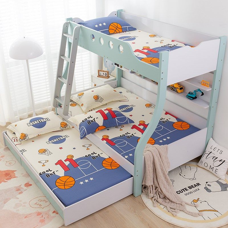 定做单件纯棉儿童i床笠拼接上下铺床保护套罩薄棕垫宝宝床单1.35,床上用品,床笠,淘宝优惠券,粉丝福利购,淘宝优惠卷