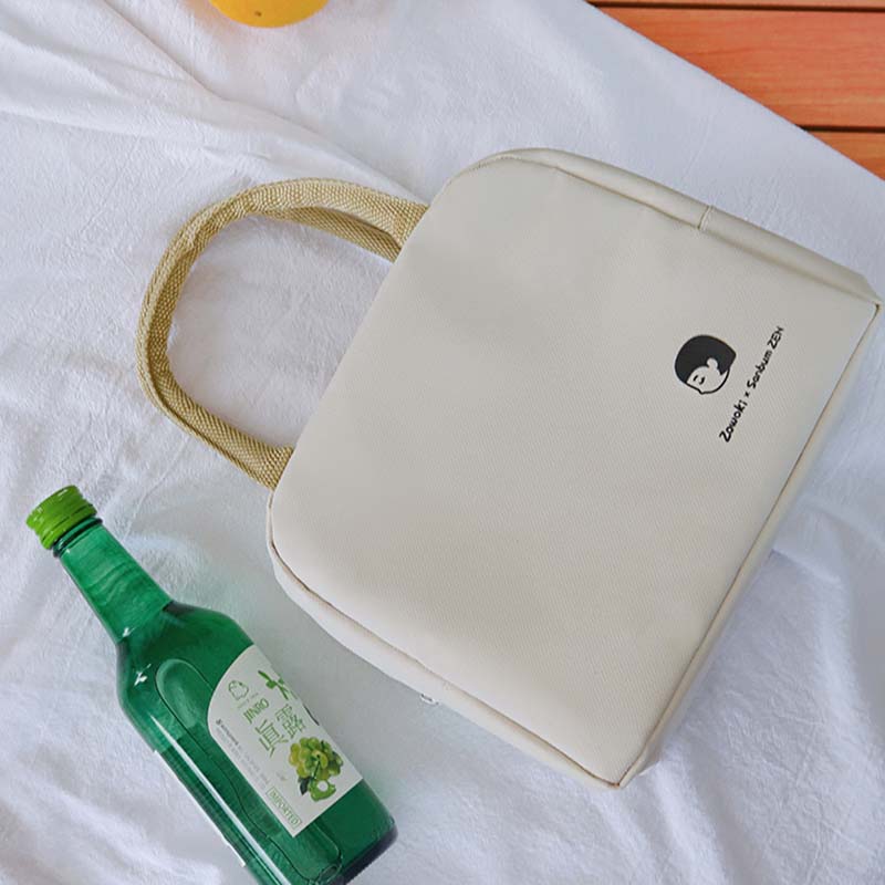 造物集饭盒保温袋便携外出便当包学生上班族饭盒包V野餐防漏手提