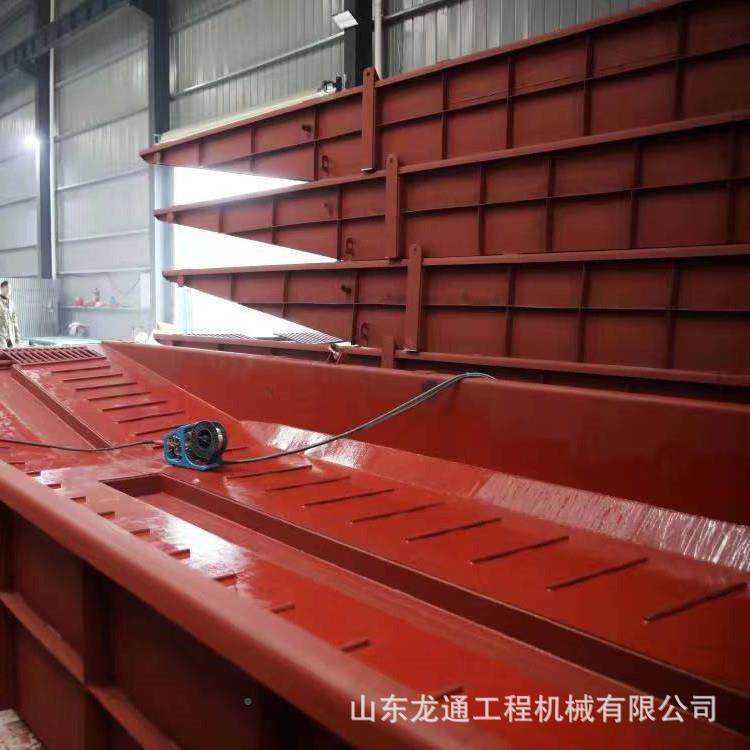 筑工地可移动200T钢结构洗车槽 车洗过基水池免建础钢制洗车槽