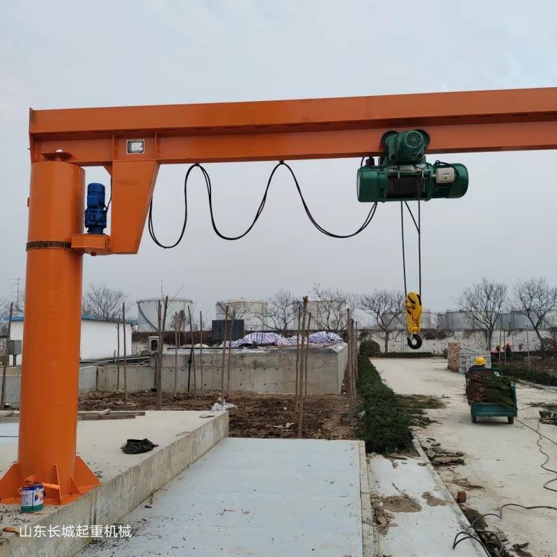 .5吨1吨2吨臂吊重机动旋转60度0单臂OKG吊固电定立柱式摇臂悬臂起