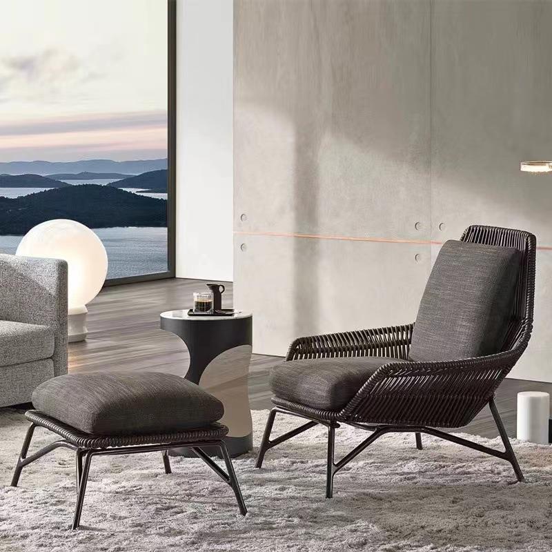 DC-45户外椅藤桌组合藤庭院编椅咖茶啡厅奶店室外餐椅民藤宿阳台