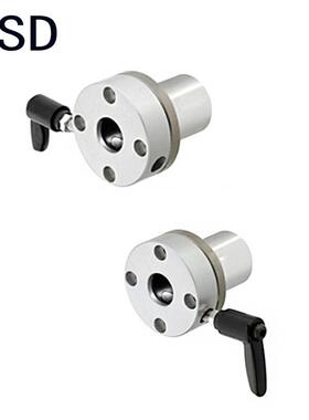 LHRCW16 20 25 30带夹紧把手直线轴承 带法兰把手型