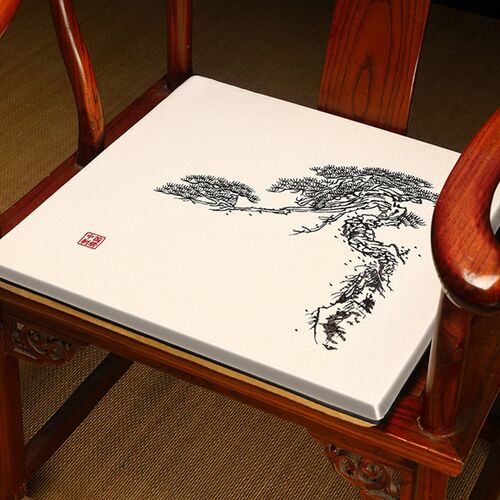 中式红木椅子坐垫复古高档t茶椅垫圈椅太师椅座垫实木沙发垫餐椅