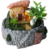 家用客厅烟灰缸创意m茶几装 潮流带灯轻 饰摆件带盖防烟防飞灰个性