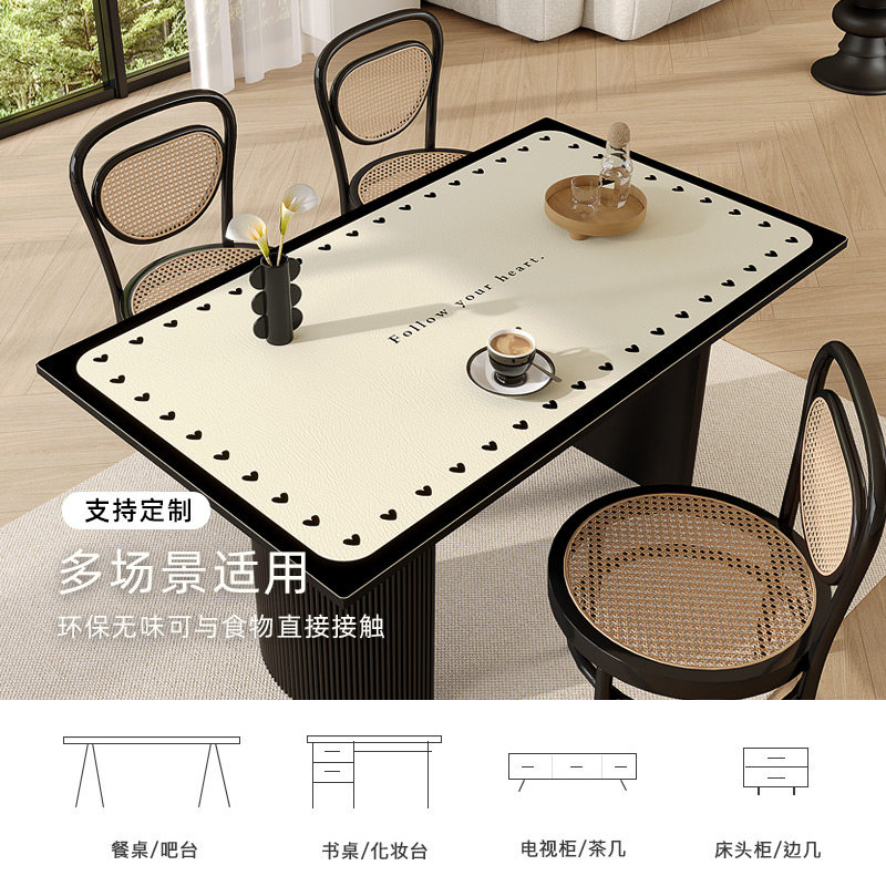 复古高级感防水防油防滑免洗餐桌垫防烫隔热N茶几桌面台布轻奢垫,居家布艺,桌布,淘宝优惠券,粉丝福利购,淘宝优惠卷