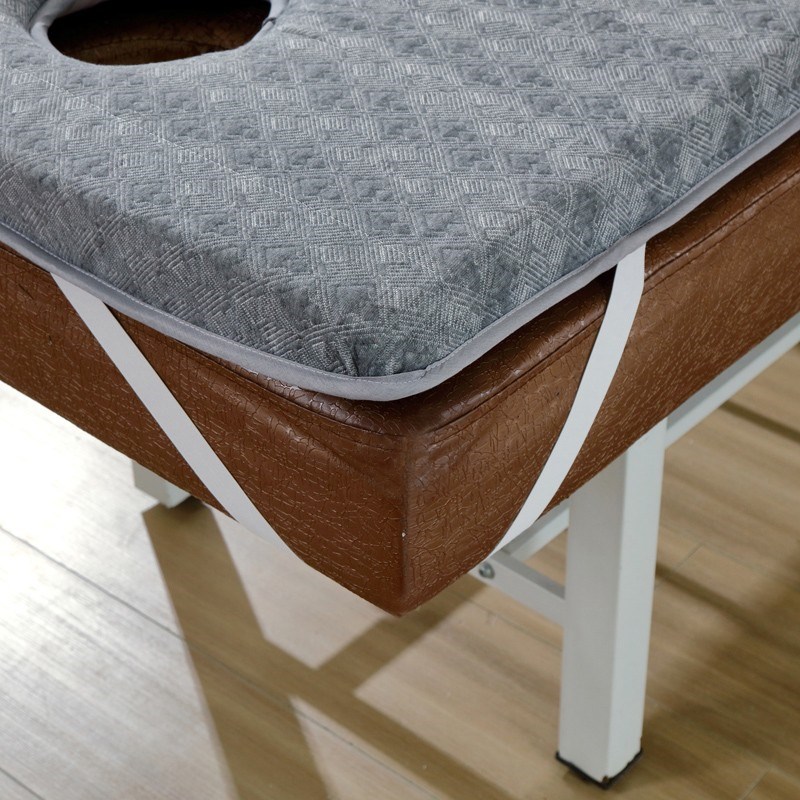 美容床垫a加厚带洞乳胶按摩软硬适中推拿海绵理疗垫可折叠防滑垫