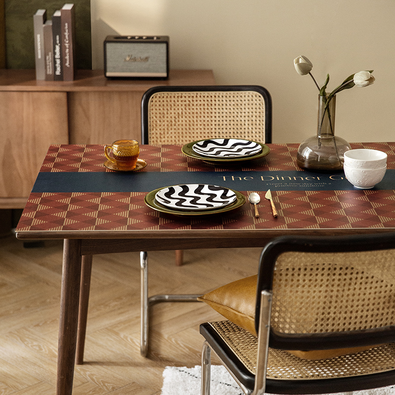 浮生若梦皮革桌垫桌布防水防油免洗餐桌J垫茶几桌面垫电视柜高级