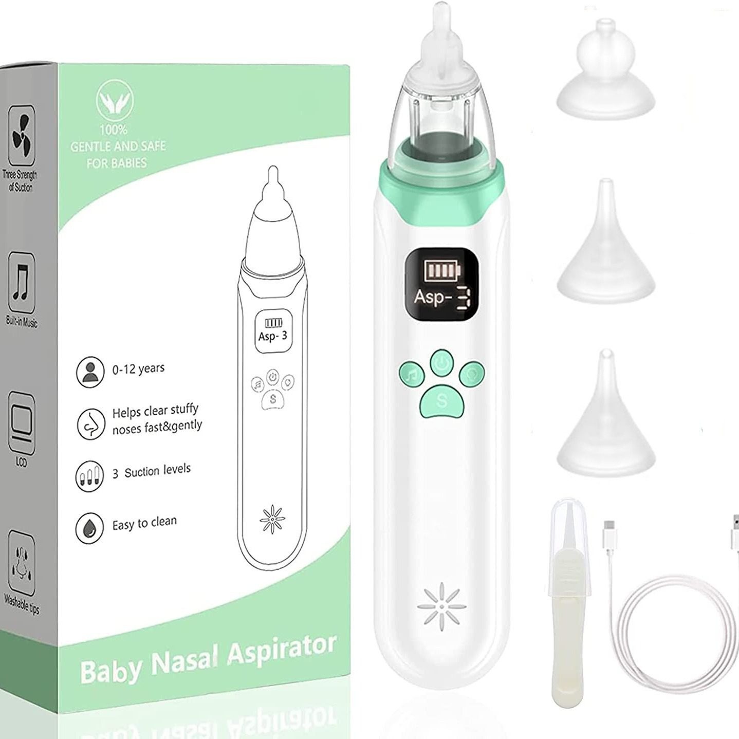 110v电动吸鼻器家用母婴鼻涕多吸鼻涕通鼻器宝宝洗鼻器吸鼻机工厂