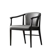 TN头椅蛇意式 极椅简餐家用高端轻奢白木实木蜡椅子设计师蛇头椅主