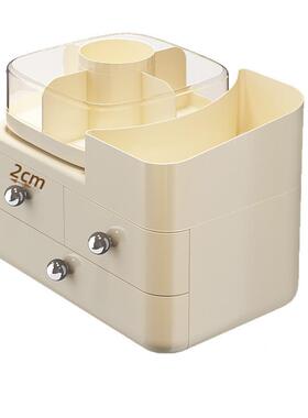 化妆大品收纳盒抽式屉桌面容量Z-8842防尘整理梳妆台护肤品盒口红