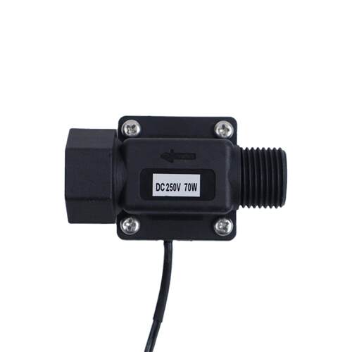 翻板式水流开关DN15管径4分接头流量开关磁簧开关冷水机水流感应