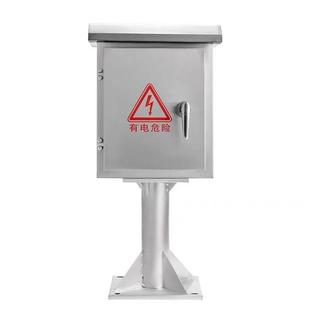 30充4不锈钢配电箱柜立控柱电仪表制箱桩新能源保护箱防单门400*