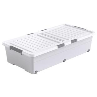 整床底收纳带轮家用衣服理箱玩具带盖箱子物箱床底下宿储千勤（收