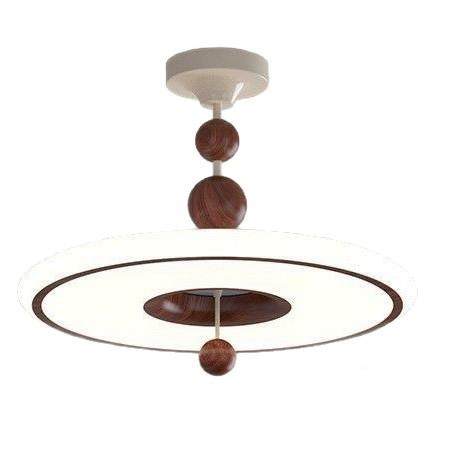 法式复奶油风古卧室灯50氛感中古风胡桃木色吸顶灯设计感围半吸吊,家装灯饰光源,智能吊灯,淘宝优惠券,粉丝福利购,淘宝优惠卷