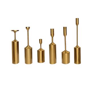 欧金属烛六件套北轻奢道具SX-ZT202烛光晚餐铁艺摆小件节庆蜡台烛