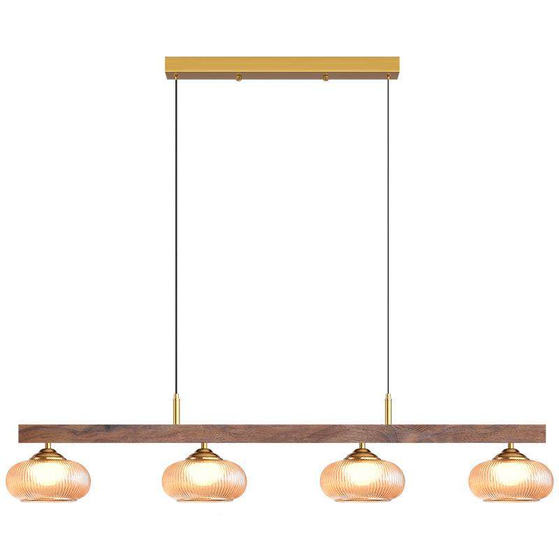 中古风古厅吊42011灯美餐餐式复实木感全光谱护眼灯桌吧台氛围感,家装灯饰光源,智能吊灯,淘宝优惠券,粉丝福利购,淘宝优惠卷