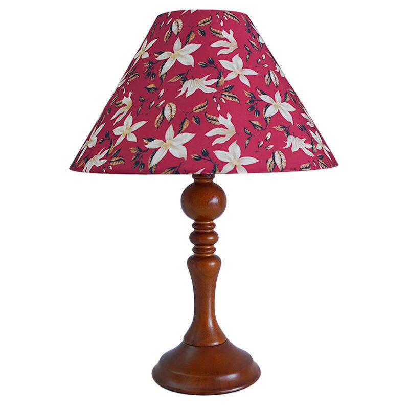 轻奢高级感北欧台灯装饰复古橡木卧室床头台灯实木氛围小夜灯房间