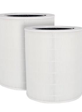 适配LevoitCore600S/600S-RF空气净化器活性炭HEPA圆筒滤芯