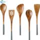 爆款 厨房现代简约不粘炊具五铲工具颜色可选 木勺烹饪套装
