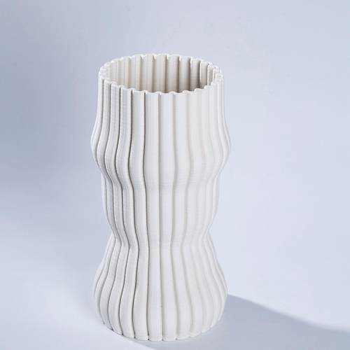 景德镇陶瓷软装饰品北欧家居3d折纸陶瓷花瓶摆件