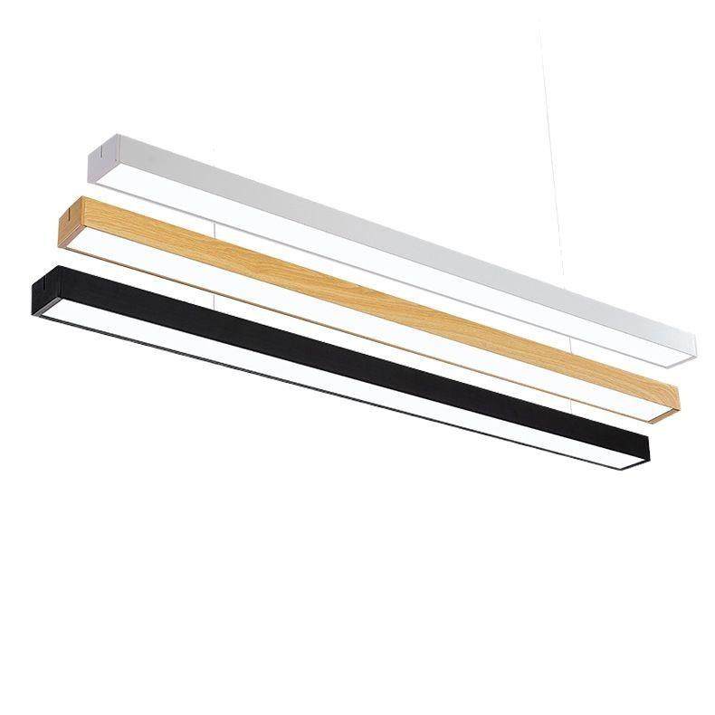 led长条办公室吊灯商场健身房吊线灯网咖办公灯木纹方通灯长方灯,家装灯饰光源,智能吊灯,淘宝优惠券,粉丝福利购,淘宝优惠卷