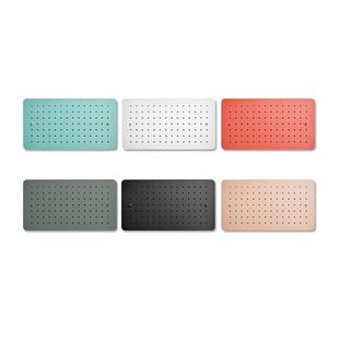 北欧系简约金属免打孔长方形洞洞板收纳客厅卧室墙面置物架