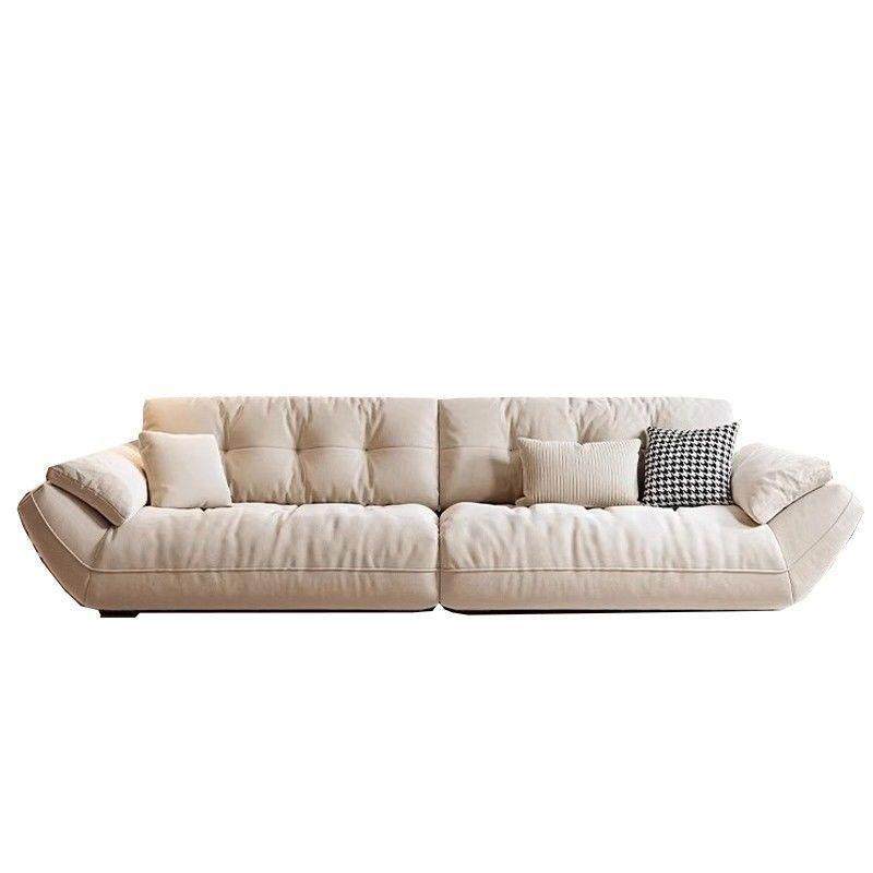 法式奶油风沙发现代简约家用客厅沙发猫抓布帆船云朵沙发2025新款
