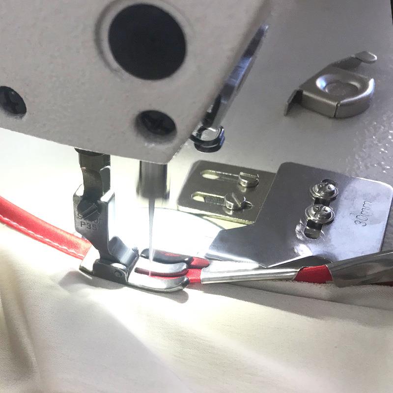 工业平车包边器拉筒免换压脚缝纫机四折卷边器家用衣服滚边配件