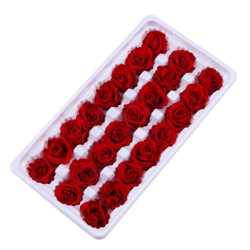 永生玫瑰花头2-3cmB级24朵玫瑰手工干花花束云南永生花基地直发,家居饰品,餐桌花艺,淘宝优惠券,粉丝福利购,淘宝优惠卷