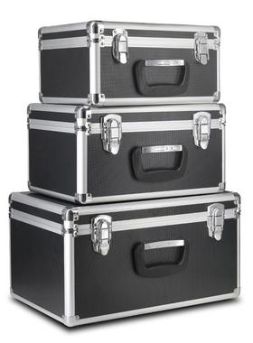 Tmue海外爆款铝箱五金展示铝合金手提箱家用五金工具收纳箱