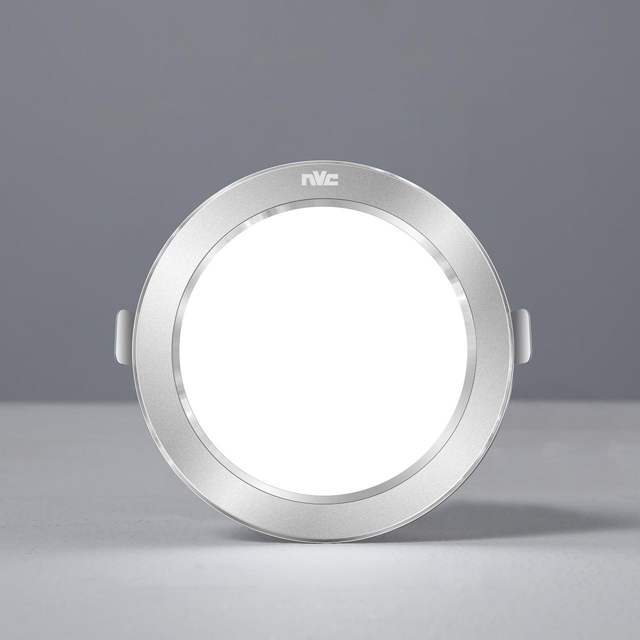 照明led筒灯嵌入式4W6W铝材天花灯开孔7.5家用客厅吊顶过道灯
