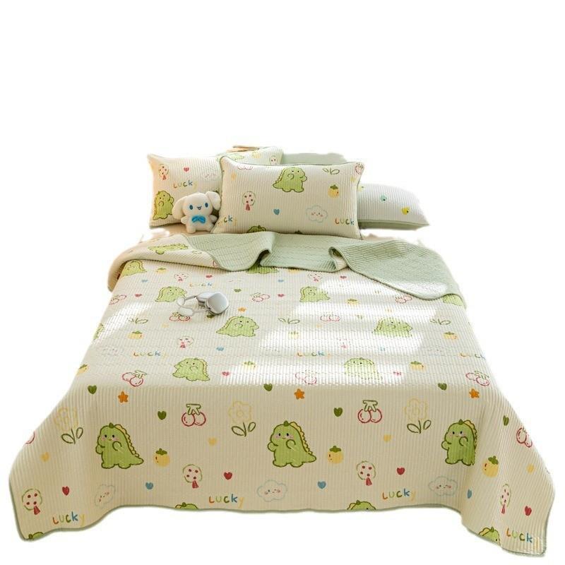 小清纯床盖用床x—猫先单炕单亲肤学生宿舍棉单新双家人床盖套件