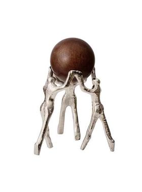 现代简约创意守护地球摆件样板房间装饰品书房布置陈列书柜摆设