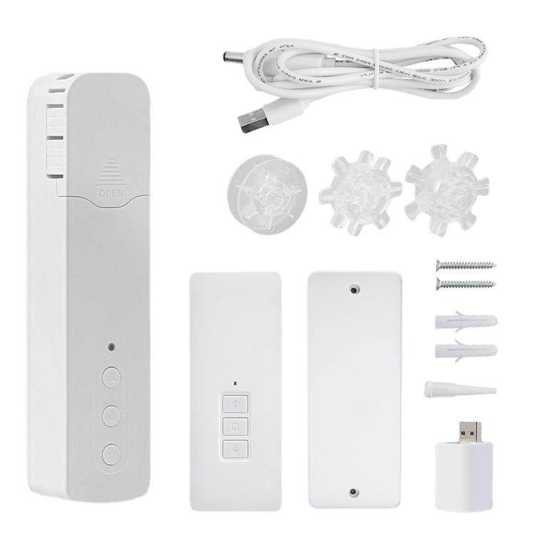 家用电动窗帘电机APP智能开合帘拉珠拉绳卷帘窗帘遥控升降控制器