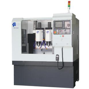 浩大双头刀库精雕机小型数控精雕设备全自动c公仔亚克力精雕机