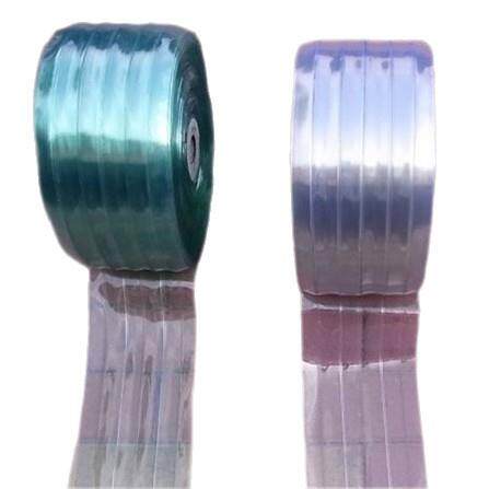 夏季空调门帘透明塑料PVC挂帘挡风隔热防蚊软玻璃皮窗帘厂家