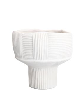 现代简约鼎纹插花花器摆件样板房茶几客厅艺术软装饰品家居大花瓶