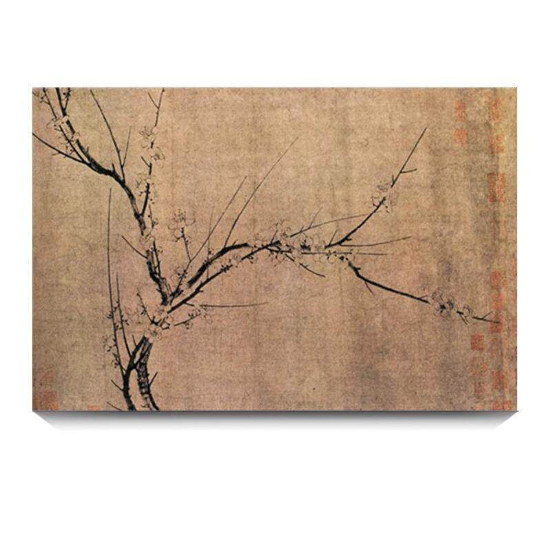 古风装饰画客厅沙发背景宋氏美学玄关法式中国风挂画中式古画梅花